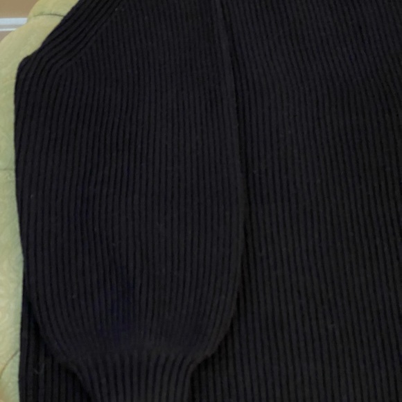 Michael Kors Sweater Coat Cardigan Oversized Medium Black NWT Retail $195 - Picture 7 of 11